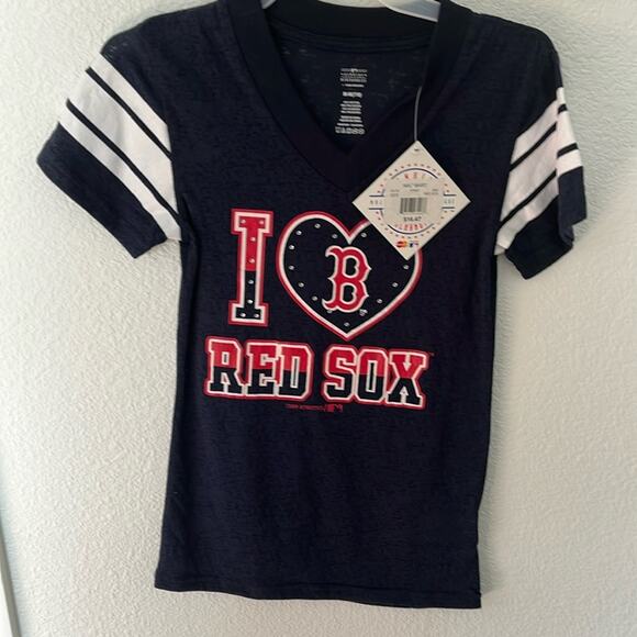 Genuine merchandise Boston Red Sox Official MLB Genuine Girls Size M 7/8 - Picture 1 of 4